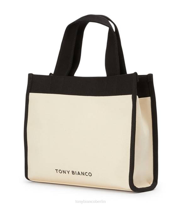 Handtaschen| de Tony Bianco Frauen Teagan-Einkaufstasche schwarz/beige 4624675